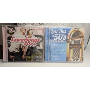 Love Songs & Lost Hits of the 50s Rock & Roll CD Collection New Sealed 60 Songs